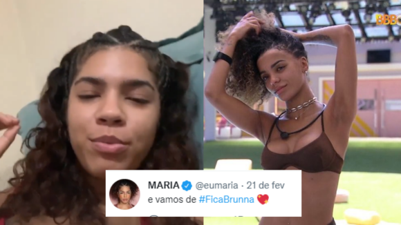 'BBB 22': Maria rebate críticas por torcida para Brunna Gonçalves no Paredão. 'Não sei qual surpresa'