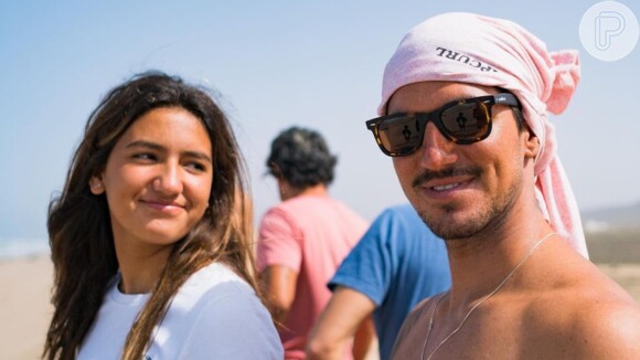 Gabriel Medina posta primeira foto com a irmã após briga familiar