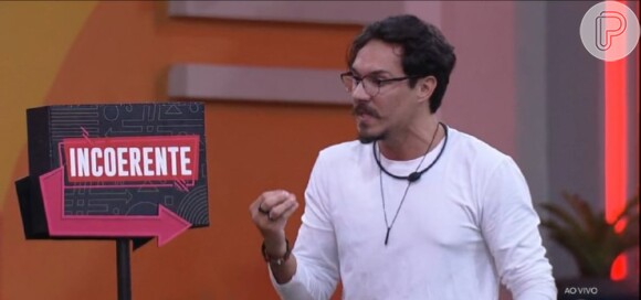 No Jogo da Discórdia do BBB 22, Eliezer expôs que foi Larissa quem votou em Douglas Silva no Paredão em que ela saiu, traindo o ator