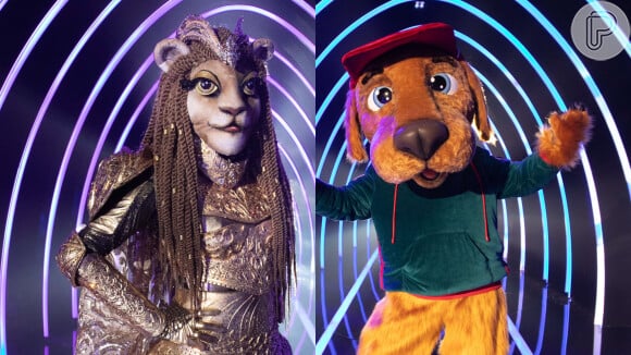 'The Masked Singer': a Leoa e o Cachorro chegaram na competição recentemente e já estão mostrando talento no palco