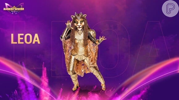 'The Masked Singer': a Leoa foi a primeira a se apresentar no palco, revelando-se como nova mascarada do programa