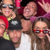Neymar e Rafa Kalimann na festa de Rafaella Santos, irmã do jogador