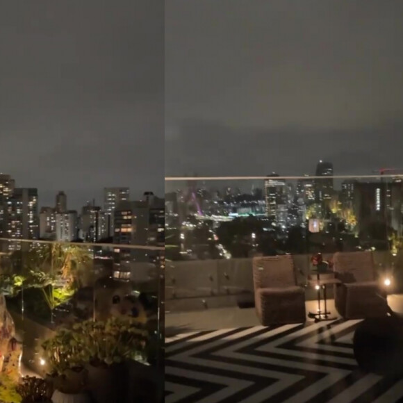 Fora do 'BBB 22', Tiago Abravanel tem apartamento em cobertura, com vista para a cidade de São Paulo e decoração infantil