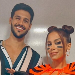 Rodrigo Mussi e Anitta se encontraram após a eliminação do participante do 'BBB 22'