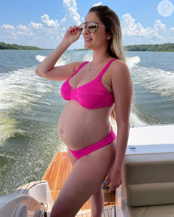 A gravidez de Bárbara Evans foi fruto de uma fertilização in vitro