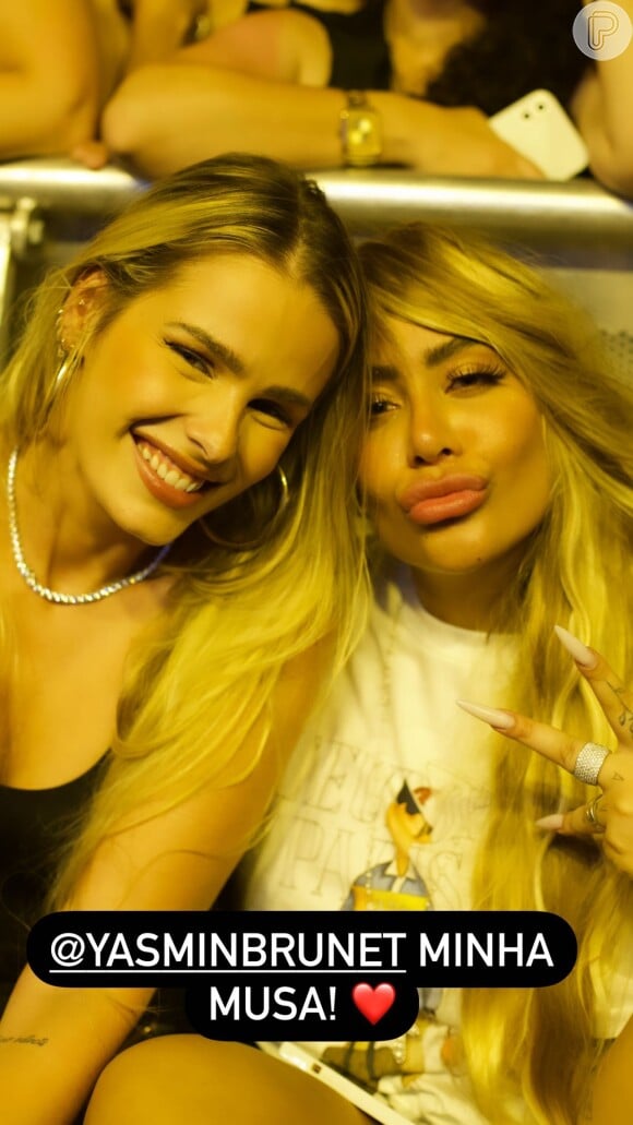 Rafaella Santos e Yasmin Brunet provaram que a amizade está de pé mesmo após a separação da modelo com Gabriel Medina