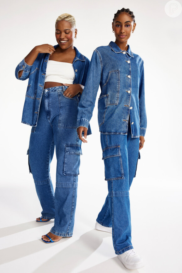 As várias modelagens de jeans são exploradas em nova coleção da C&A