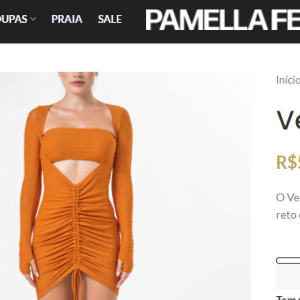 Vestido usado por Paolla Oliveira custa R$ 548 reais