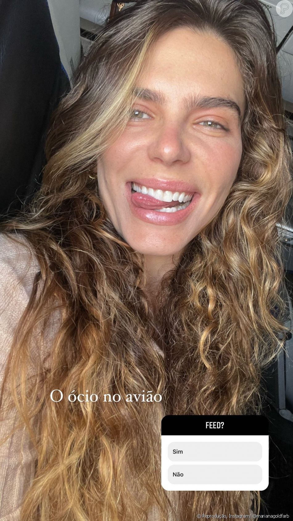 Mariana Golsfarb até publicou uma foto sem maquiagem e estimulou as seguidoras a fazerem o mesmo