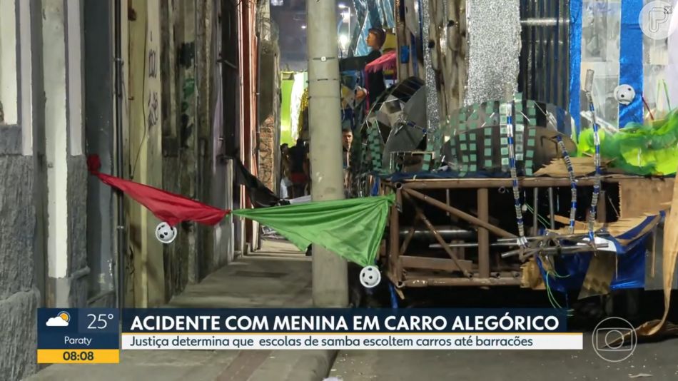 Tragédia no carnaval 2022: carro alegórico da Em Cima da Hora foi apreendido