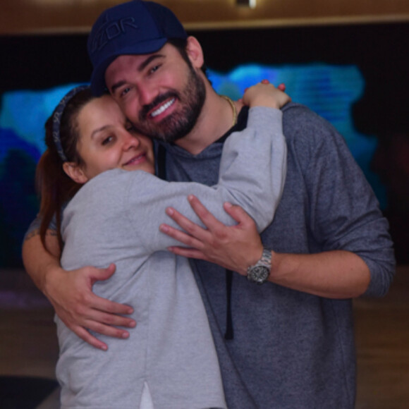 Maiara e Fernando Zor curtiram sessão de cinema em São Paulo