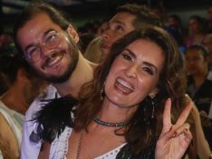 Túlio Gadêlha descreve Carnaval ao lado de Fátima Bernardes e jornalista reage com comentário