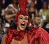 Paolla Oliveira desfilou na Grande Rio como Rainha de Bateria pelo segundo Carnaval consecutivo