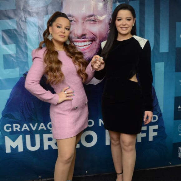 Maiara e Maraisa estiveram na gravação do novo DVD de Murilo Huff