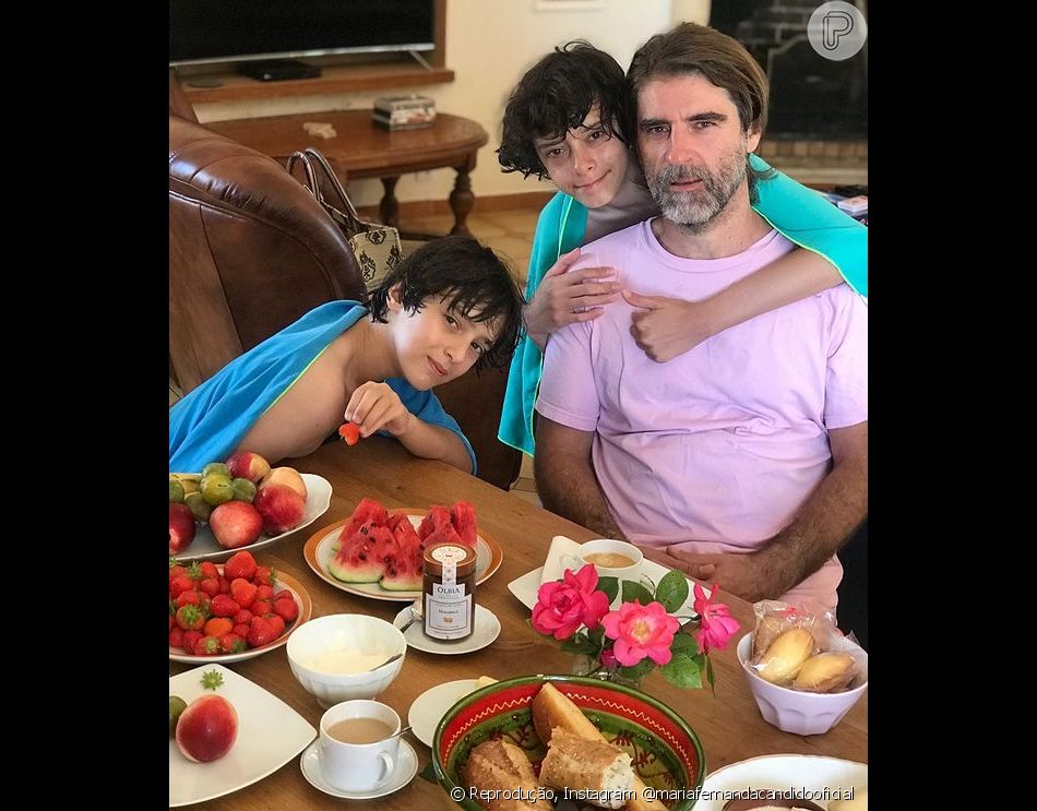 Dia das Mães: Maria Fernanda Cândido é mãe de dois meninos, Tomás e Nicolas, com o empresário Petrit Spahira