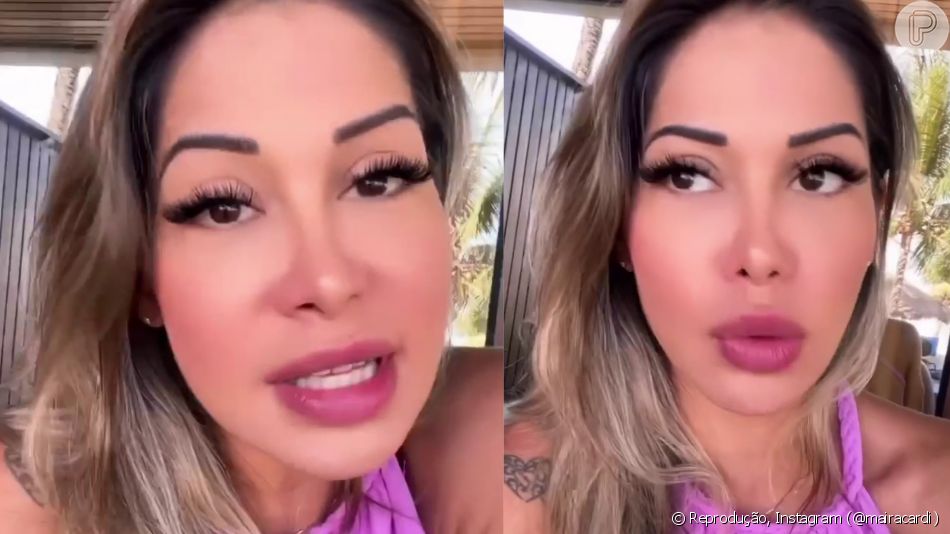 Maíra Cardi rompeu o hiato de redes sociais a qual ela e o marido, Arthur Aguiar, se submeteram para comentar algumas das mais recentes polêmicas com o nome do casal