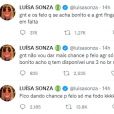 Luísa Sonza reclamou que se prejudica em ficar com feios