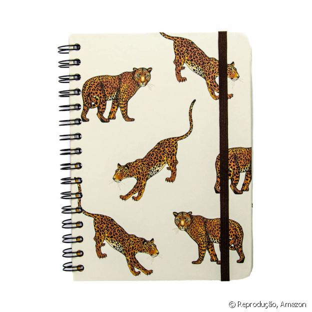 Caderno espiral onças pautado, Cicero