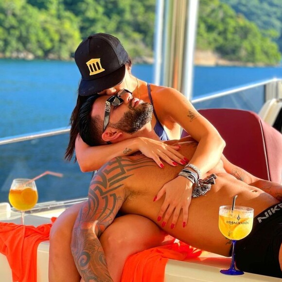 Andressa Suita demonstrou apoio ao marido, Gusttavo Lima