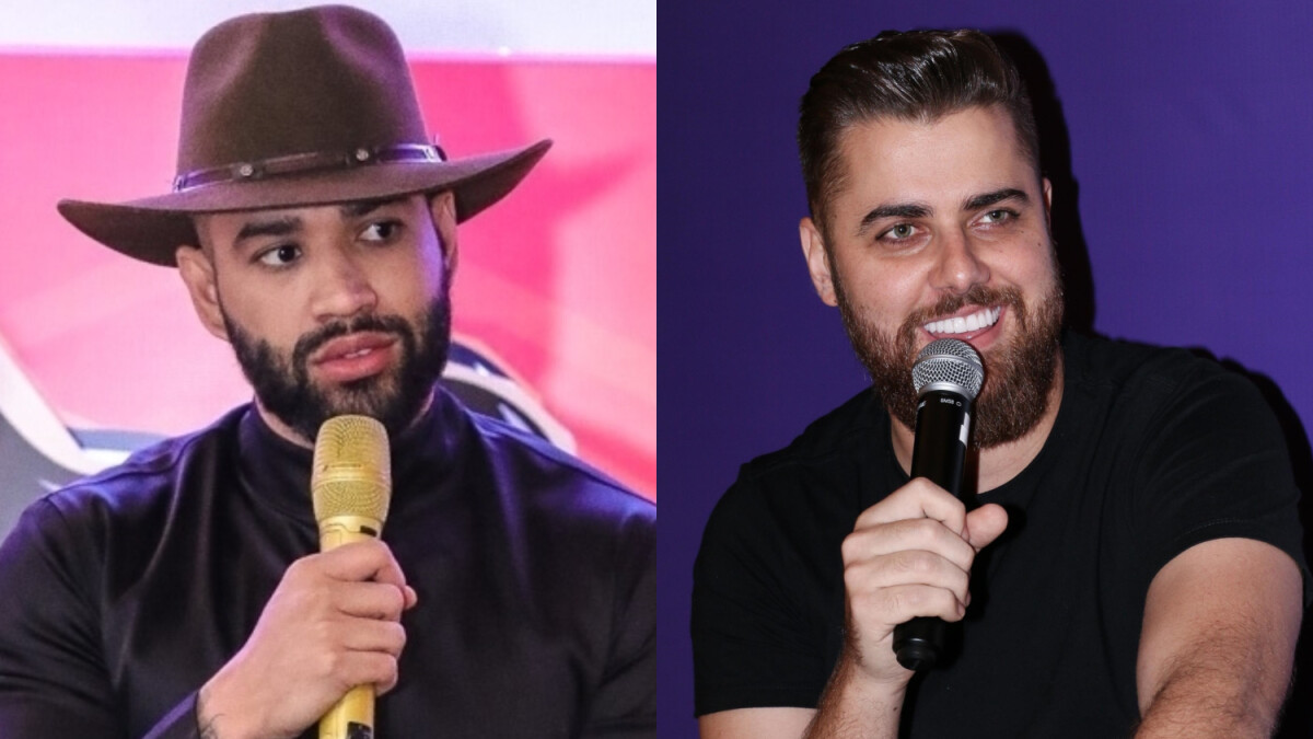 Zé Neto 'invade' live de Gusttavo Lima e diz: 'Quem tem que dar