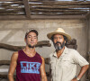 Novela 'Pantanal': José Leôncio (Marcos Palmeira) fala para Juma (Alanis Guillen) que não viu o filho José Lucas (Irandhir Santos) crescer