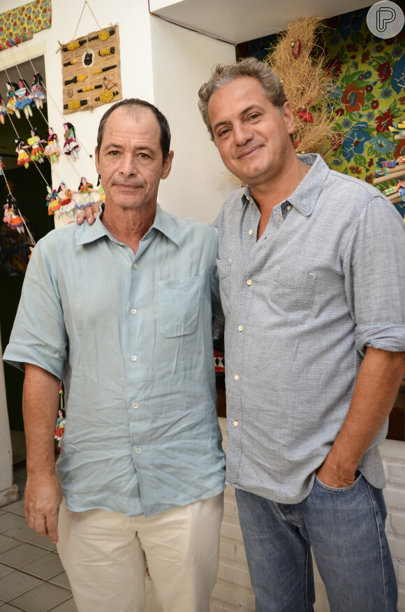 Breno Silveira (à direita), diretor de 'Dona Vitória', morreu poucos dias depois da queda de Fernanda Montenegro
