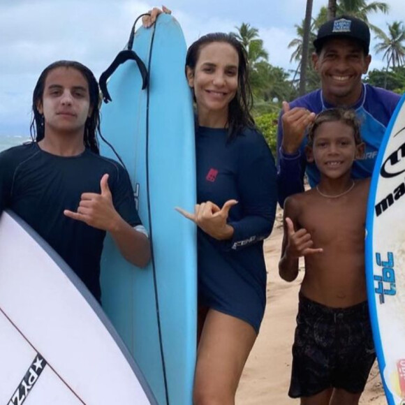 Filho de Ivete Sangalo, Marcelo recentemente roubou a cena ao vender seu videogame para comprar uma prancha de surf