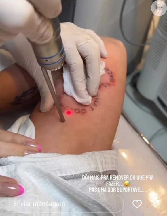 Andressa Suita justificou remoção de tatuagens: 'É aquela tatuagem de adolescente. Sabe aquela que a gente faz no impulso?'
