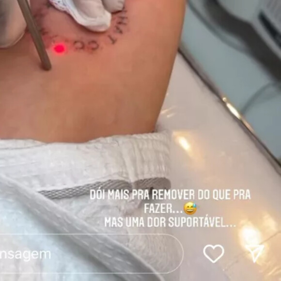Andressa Suita justificou remoção de tatuagens: 'É aquela tatuagem de adolescente. Sabe aquela que a gente faz no impulso?'