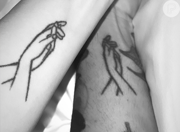 Tatuagem de Andressa Suita e Gusttavo Lima