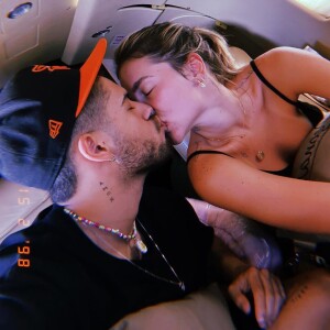Dia dos Namorados: Zé Felipe postou foto dando um beijo em Virgínia Fonseca
