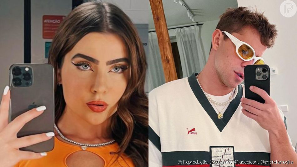 Segundo notícias, Jade Picon teria ficado com André Lamoglia