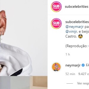 Neymar desmentiu as notícias dadas em comentários no Instagram