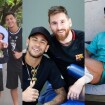 Hulk reúne Neymar, Cristiano Ronaldo e Messi em surpresa de aniversário para os filhos: 'Melhores do mundo'