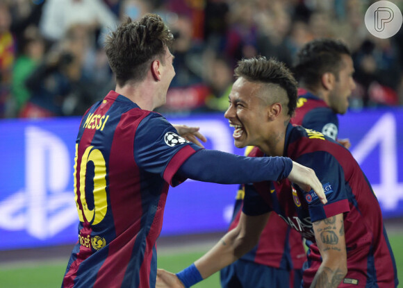 Neymar, Cristiano Ronaldo e Messi gravaram um vídeo parabenizando os meninos
