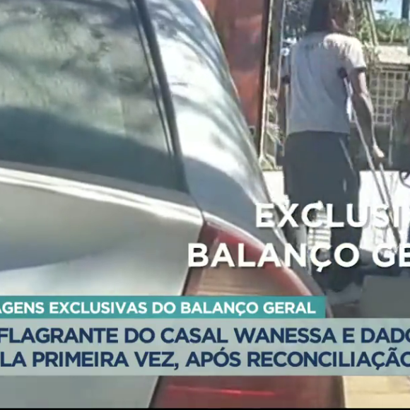 Wanessa Camargo e Dado Dolabella foram flagrados pela primeira vez enquanto caminhavam pelas ruas do Goiás