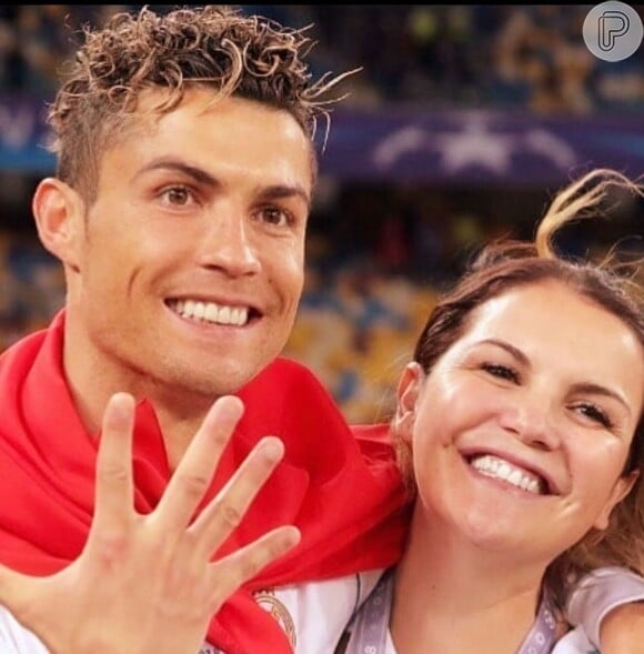 Katia é irmã de Cristiano Ronaldo