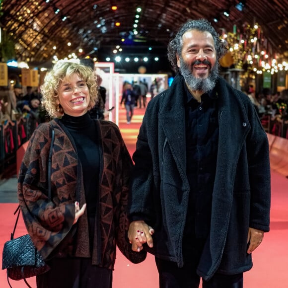 Mulher de Marcos Palmeira, Gabriela Gastal usou look elegante em rara aparição com o ator no Festival de Gramado 2022