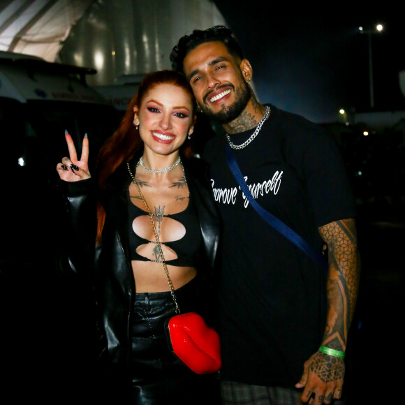 Rock in Rio: Matheus Sampaio e Brenda Paixão marcam presença no festival