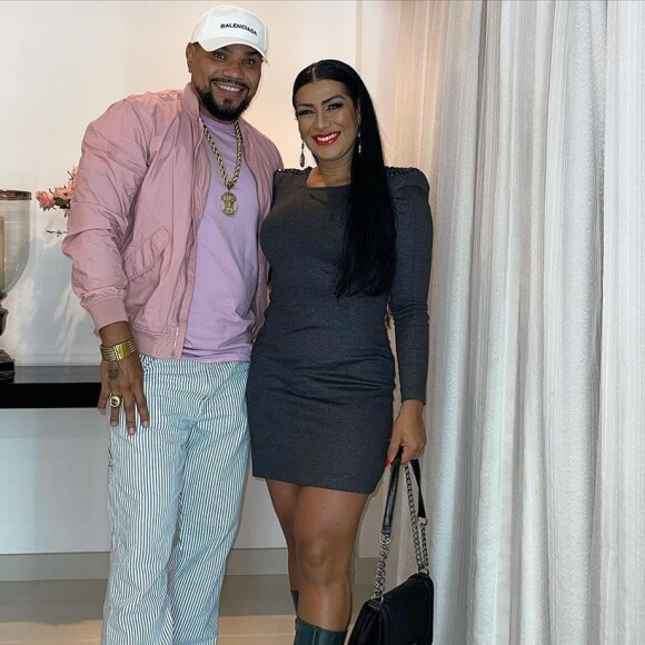 Naldo Benny e Ellen Cardoso, a Mulher Moranguinho, estão juntos há 13 anos