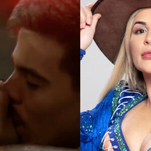 'A Fazenda 2022': Tati Zaqui e Thomaz Costa se beijaram em festa