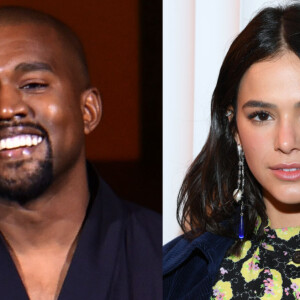 Kanye West repostou duas fotos de Bruna Marquezine em seu Stories do Instagram