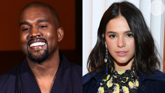 Kanye West repostou duas fotos de Bruna Marquezine em seu Stories do Instagram