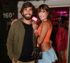 Deborah Secco e Hugo Moura posaram para fotos na festa de aniversário de Giovanna Ewbank