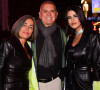 Glória Pires com o marido, Orlando Morais, e a filha Antonia Morais em festa de Cleo