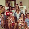 Viviane Araújo passou o Natal ao lado da família de Radamés