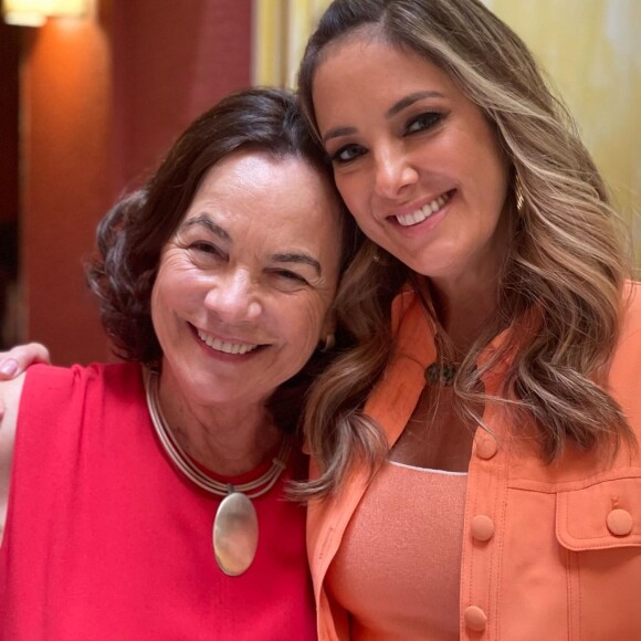 Ticiane Pinheiro se despediu da mãe de Cesar Tralli