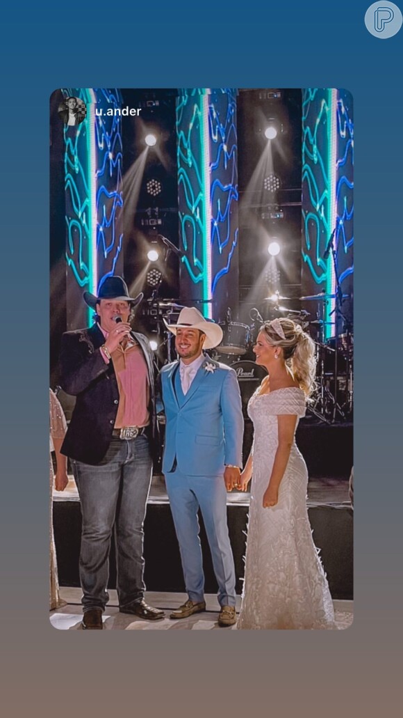 Casamento de Barretto e Luísa Marconi também teve show de William e Bidico