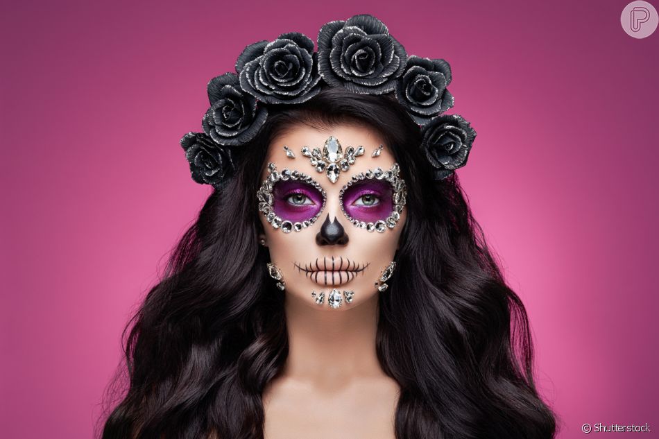 Caveira Mexicana Maquiagem