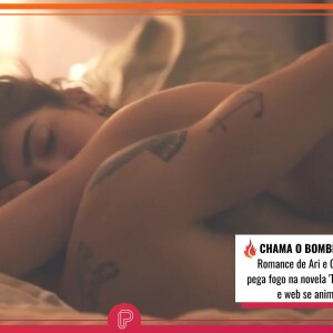 Cena de sexo na novela 'Travessia' anima o público na web e gera comentários com Ari e Chiara
